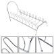 Dish Drying Racks 7 Slots Chrome Plate Organizer Countertop Drying Stand Bowl Plate Dish Cup Cutler Drainer Storage Pan Cover Dish Drying Racks 7 Slots Chrome Plate Organizer Countertop Drying Stand Bowl Plate Dish Cup Cutler Drainer Storage Pan Cover