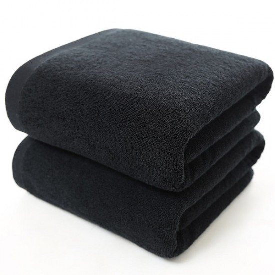Tangopi Cotton Thick Black Towel Black Bath Towel Tangopi Cotton Thick Black Towel Black Bath Towel