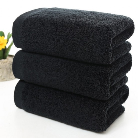 Tangopi Cotton Thick Black Towel Black Bath Towel Tangopi Cotton Thick Black Towel Black Bath Towel
